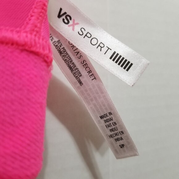 Victoria's Secret bra Small VSX The Player racerback workout gym sports neon - Picture 10 of 10